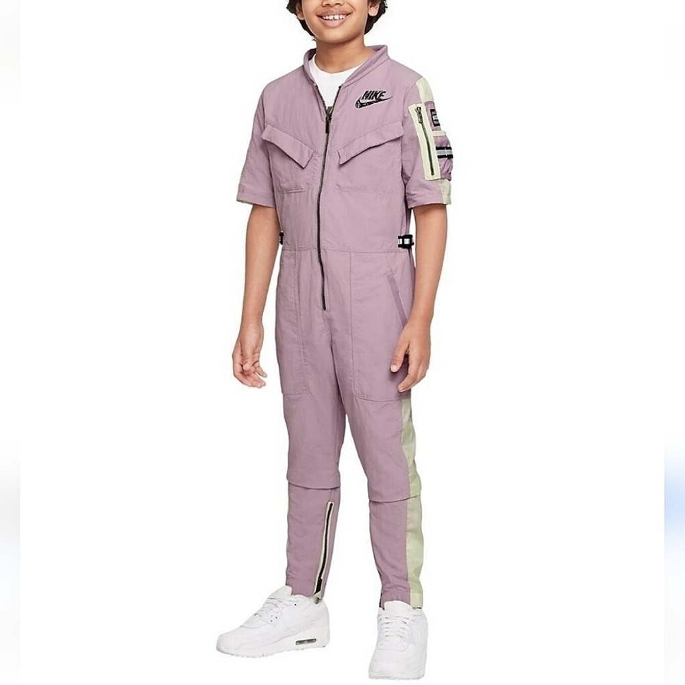 Nike Big Kids Sportswear KP Union Lilac‎ Cream Jumpsuit